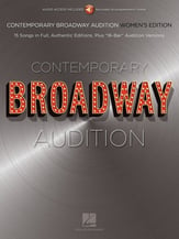 Contemporary Broadway Audition Vocal Solo & Collections sheet music cover